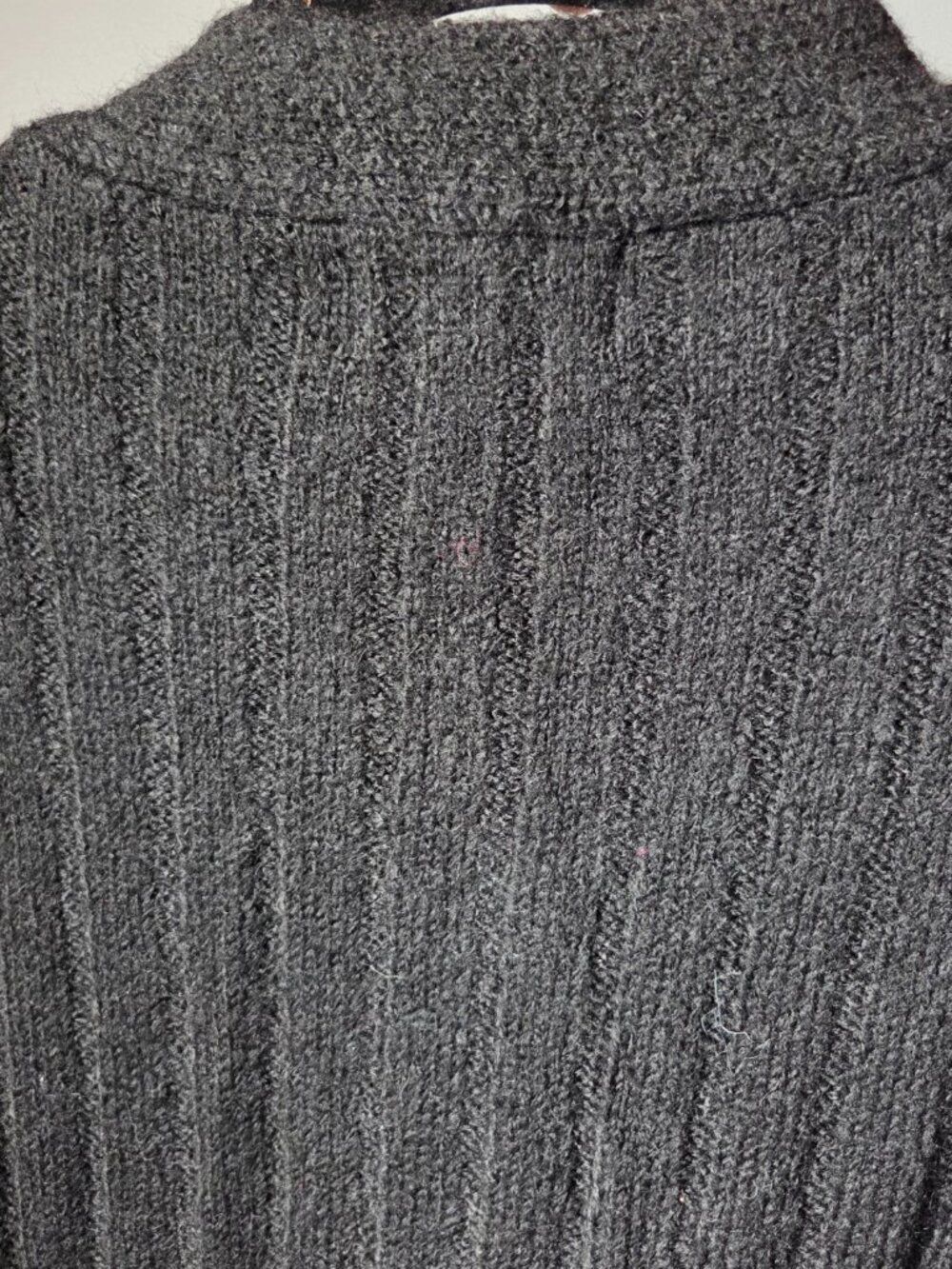 EUC LIKE NEW ADORA BLACK RIBBED SOFT OPEN LONG CARDIGAN SIZE M - Picture 11 of 16
